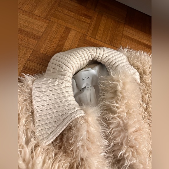 A.L.C faux fur coat - Picture 7 of 10